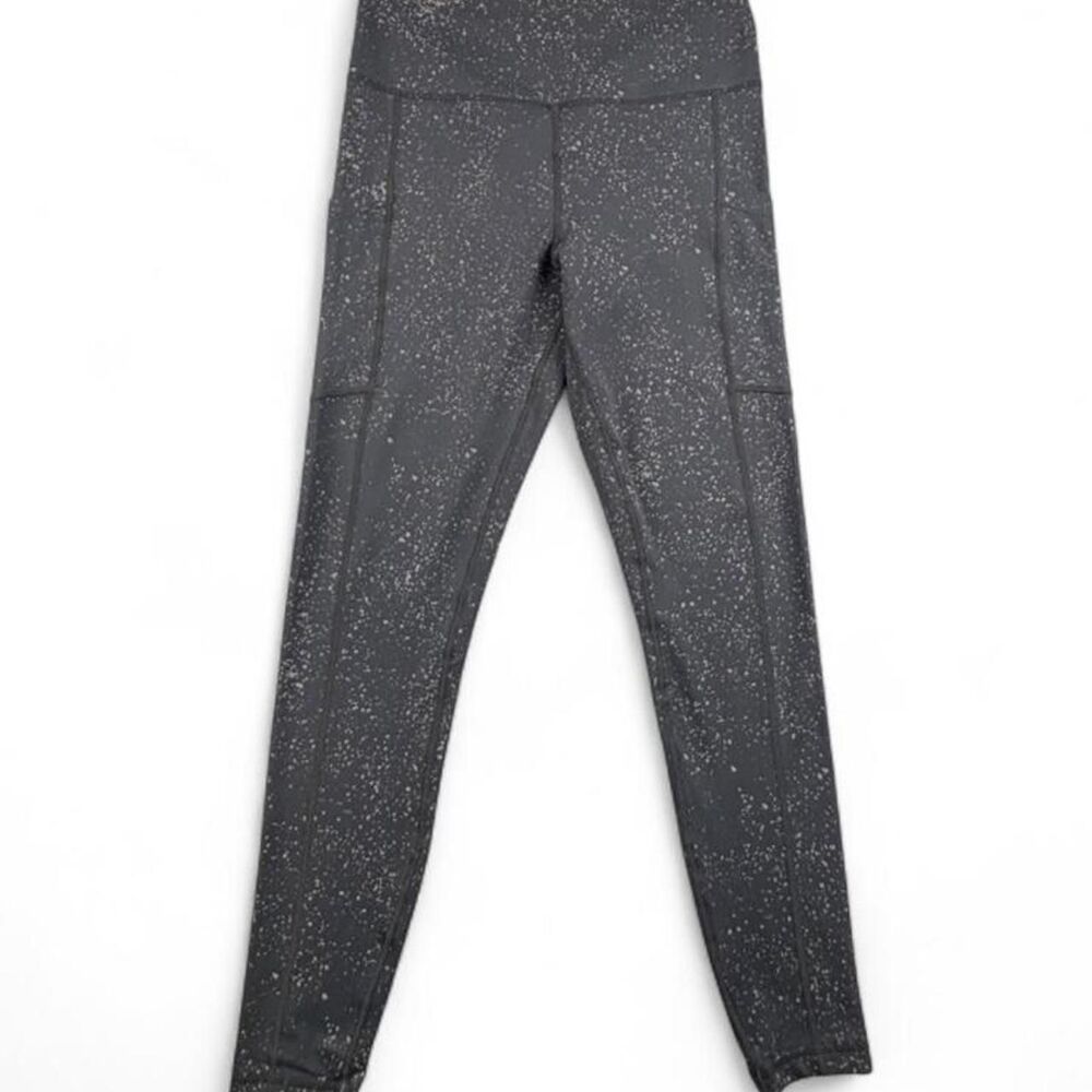 Love the Shop Gray Speckled High Waisted Leggings Women’s M Yoga Athletic